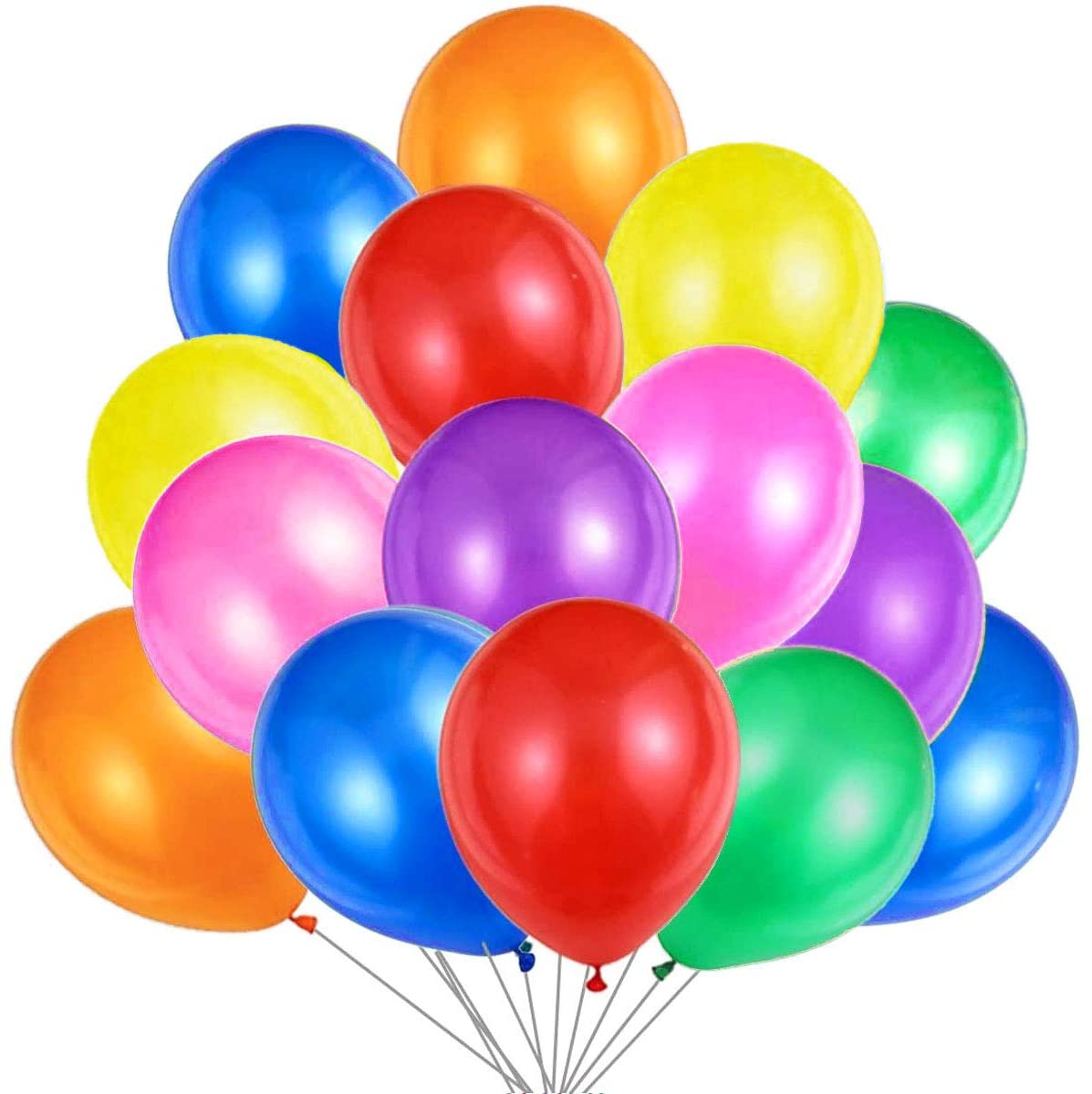 18 Ballons multicolore